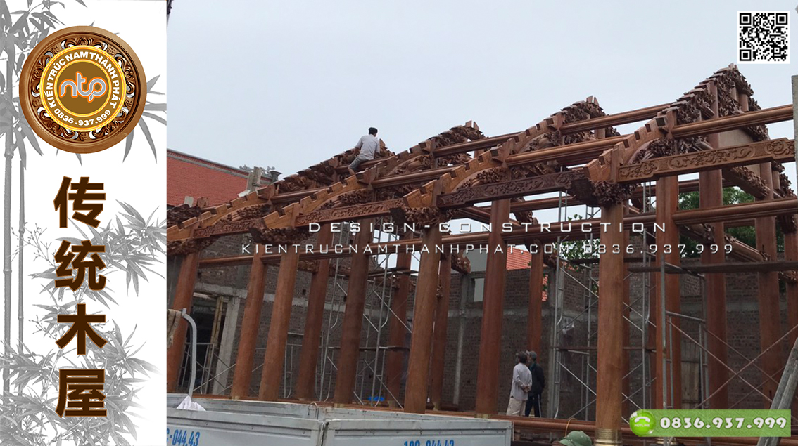 Mê mẩn với các mẫu đục hoa văn trên cấu kiện kẻ hiên không thể bỏ lỡ | Nhà gỗ Nam Thành Phát