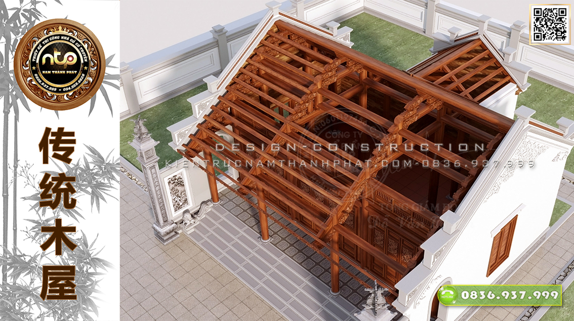 [Nam Thành Phát] Những mẫu thiết kế nhà thờ gỗ có hậu cung - Vẻ đẹp trường tồn vĩnh cửu | Nam Thành Phát 094 559 6628