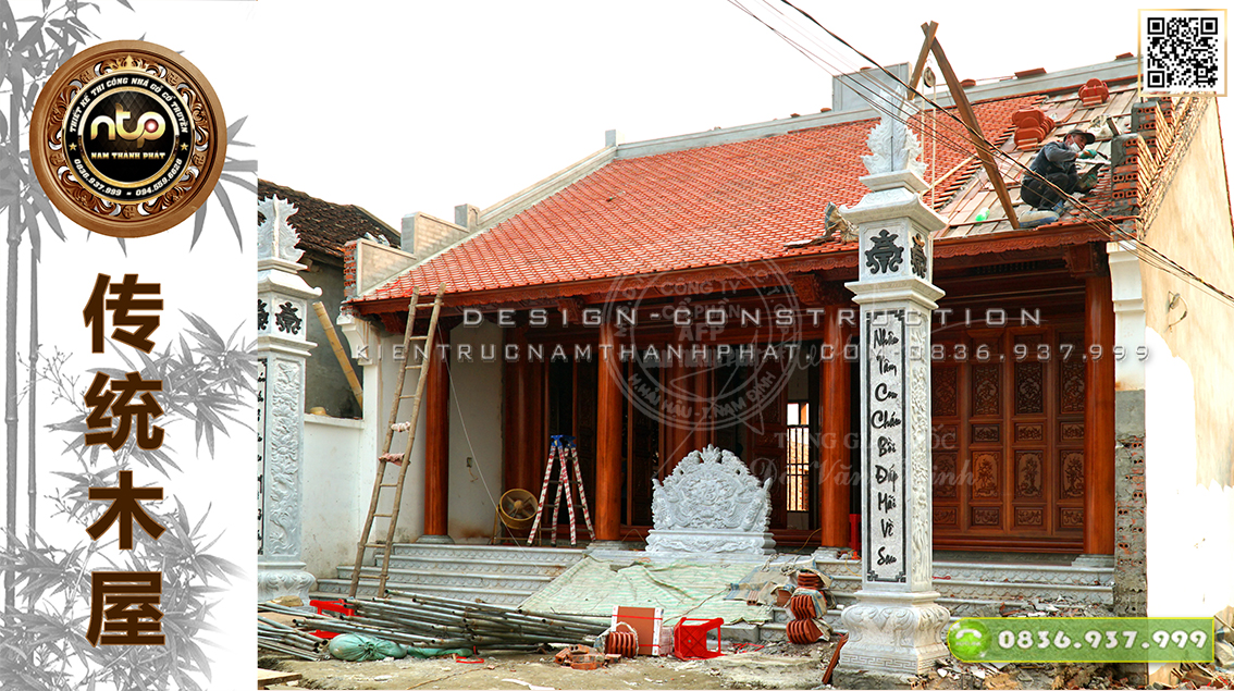Dự Án: Nhà Thờ Gỗ 3 Gian - Thi Công Tại Thanh Hoá | Nam Thành Phát