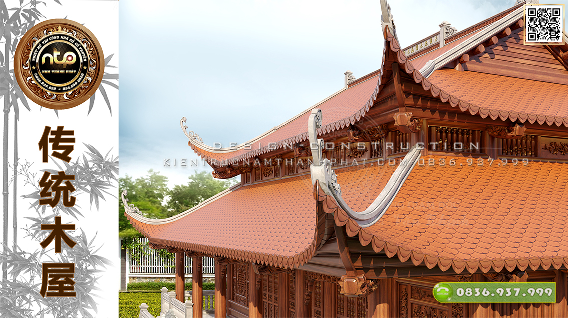 Hình tượng mái đao cong trong kiến trúc nhà gỗ cổ truyền Bắc Bộ - Nét đẹp trường tồn vĩnh cửu | Nam Thành Phát 0836 937 999