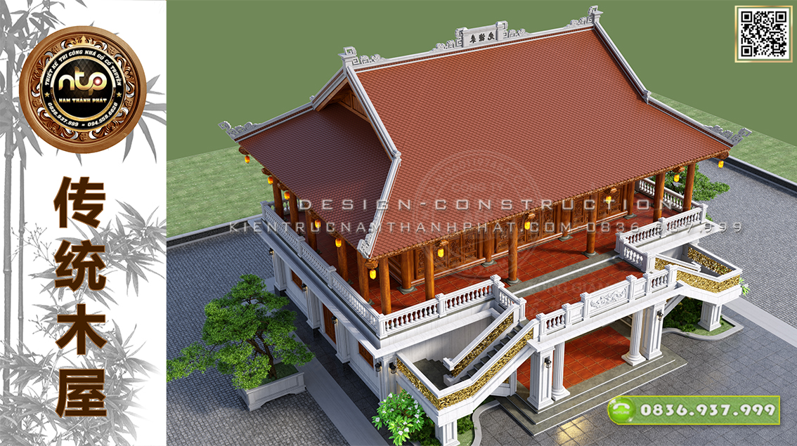 [Làm nhà gỗ trên tầng 2] TOP 5 những điều cần biết khi thiết kế nhà gỗ trên tầng 2 | 0836 937 999