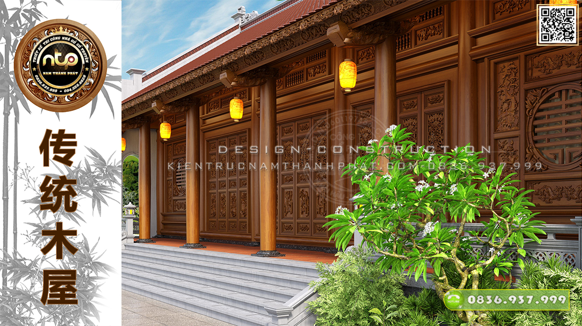 Những mẫu nhà gỗ 5 gian thông hiên đẹp mà hiện đại | Sự tiện lợi tiện nghi cực phù hợp cho xu hướng thời nay | kientrucnamthanhphat.com