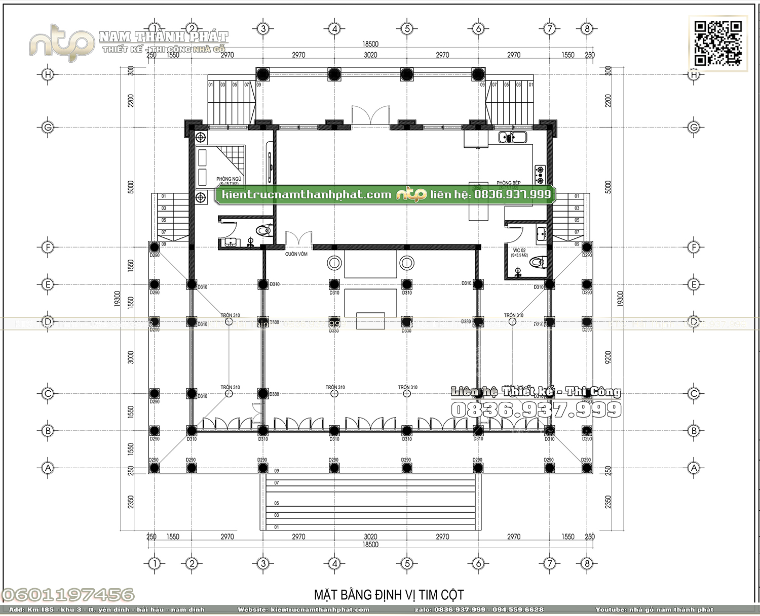 Mẫu nhà gỗ 5 gian 4 mái đẹp