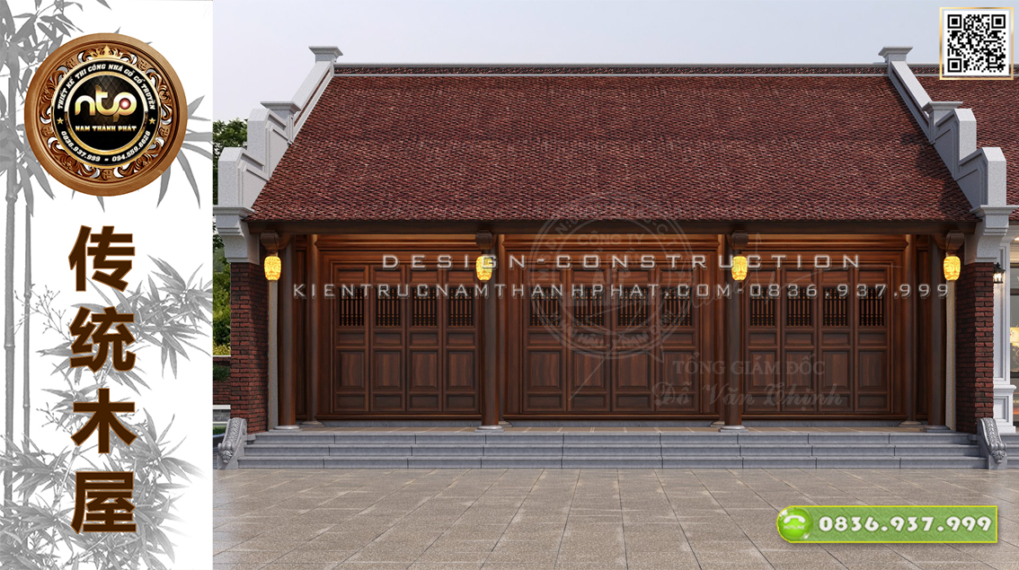Những mẫu nhà gỗ 3 gian đẹp, chi phí siêu hợp lý | Nhà gỗ Nam Thành Phát