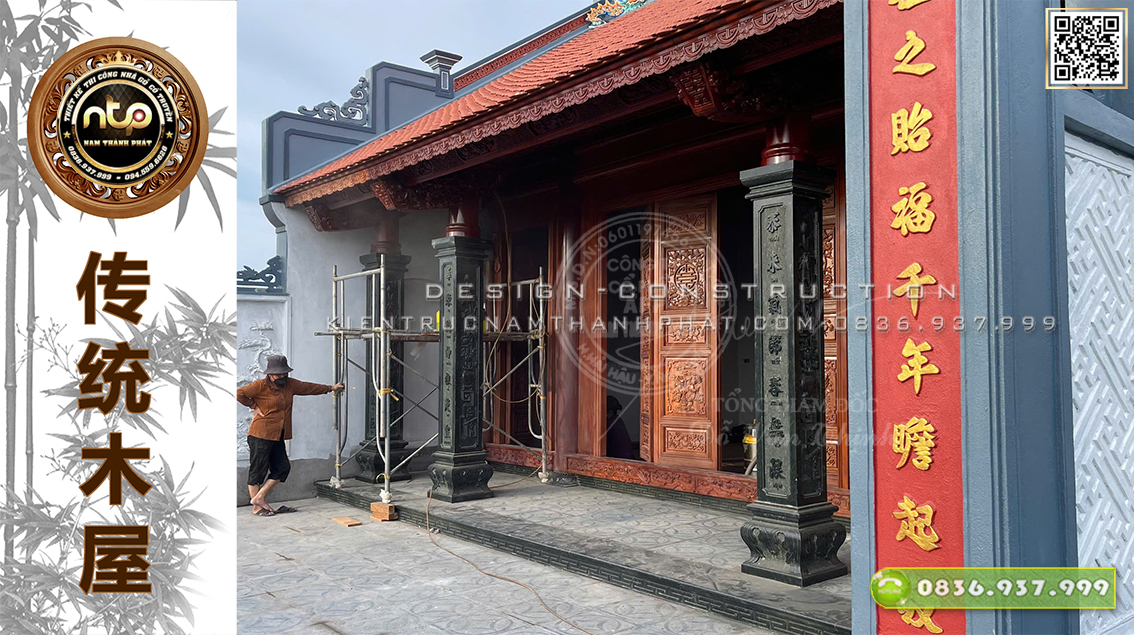 [Cập Nhật] Tiến Độ Hoàn Thiện Nhà Gỗ Lim 3 Gian Trên Tầng 2 Tại Hải Hậu Nam Định | Nam Thành Phát