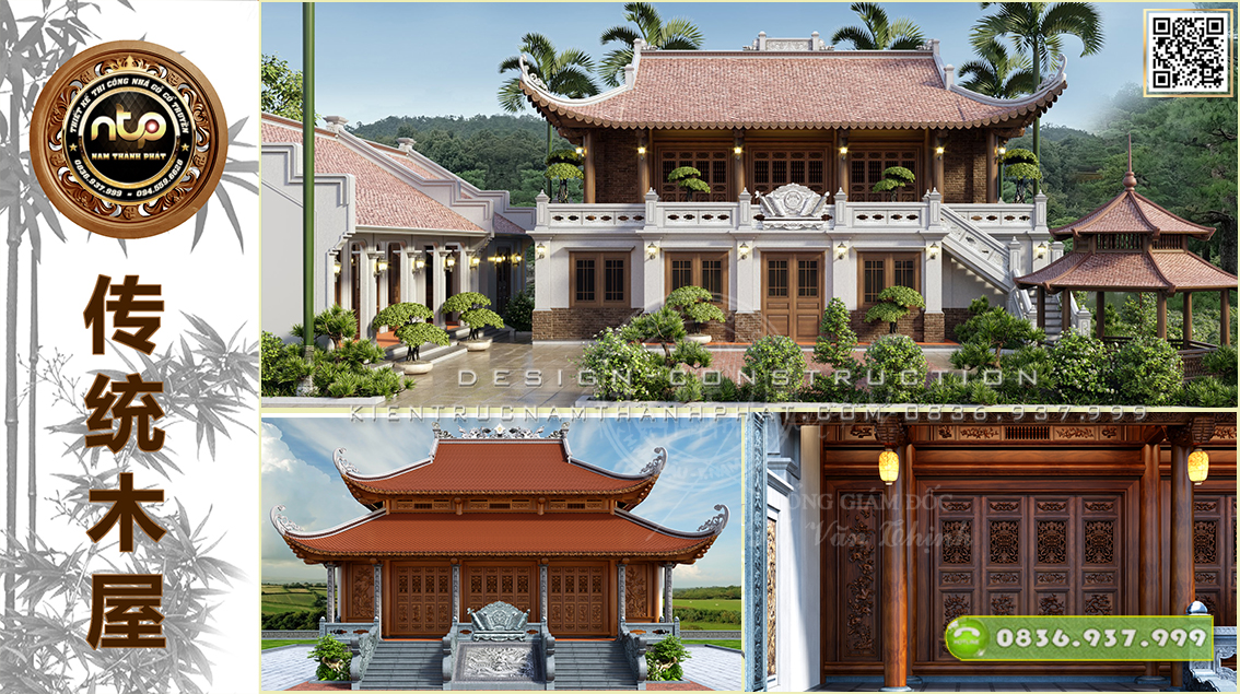 Nhà Gỗ 3 Gian 2 Dĩ – TOP 5+ Mẫu Nhà 3 Gian 2 Dĩ Đẹp Nhất 2025