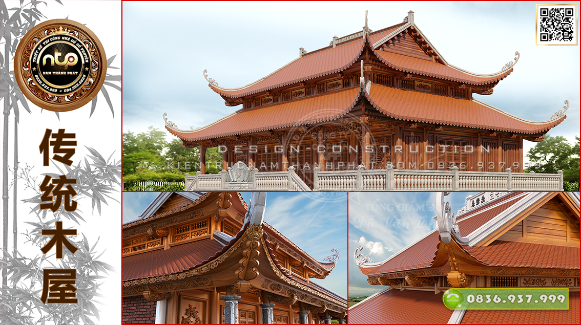 Nhà Gỗ Mái Chồng Diêm – Kiệt Tác Trong Kiến Trúc Nhà Gỗ Truyền Thống Bạn Đã Biết | Nam Thành Phát