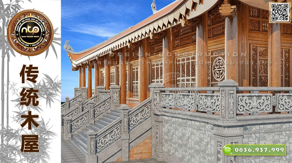 Vì Sao Bậc Tam Cấp Nhà Gỗ Luôn Là Số Lẻ? Gợi Ý Số Bậc Tam Cấp Đẹp Cho Nhà Gỗ 3 Gian, 5 Gian