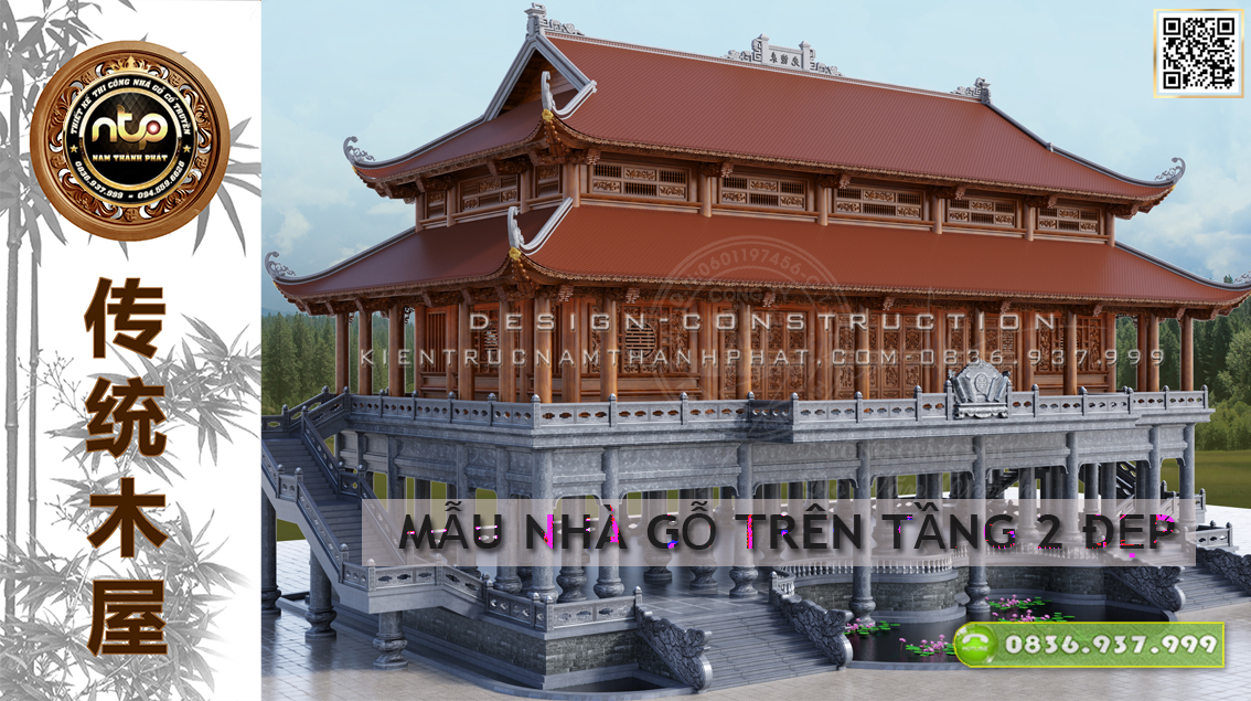 Bộ Sưu Tập Mẫu Nhà Gỗ Trên Tầng 2 Độc Đáo Phù Hợp Mọi Không Gian Sống 