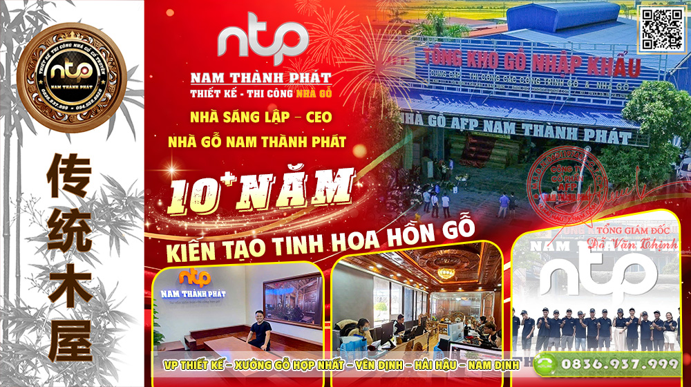 Nhà Sáng Lập – CEO Nhà Gỗ Nam Thành Phát | Hành Trình 10+ Năm Kiến Tạo Tinh Hoa Hồn Gỗ 