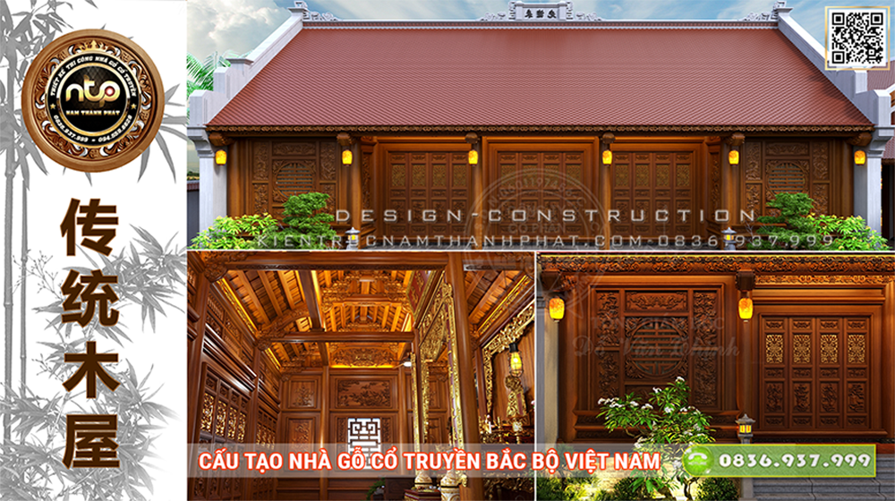 Cấu Tạo Nhà Gỗ Cổ Truyền Bắc Bộ Việt Nam Chi Tiết Nhất - Kiến Trúc Nhà Gỗ Vượt Thời Gian | Gỗ Nam Thành Phát