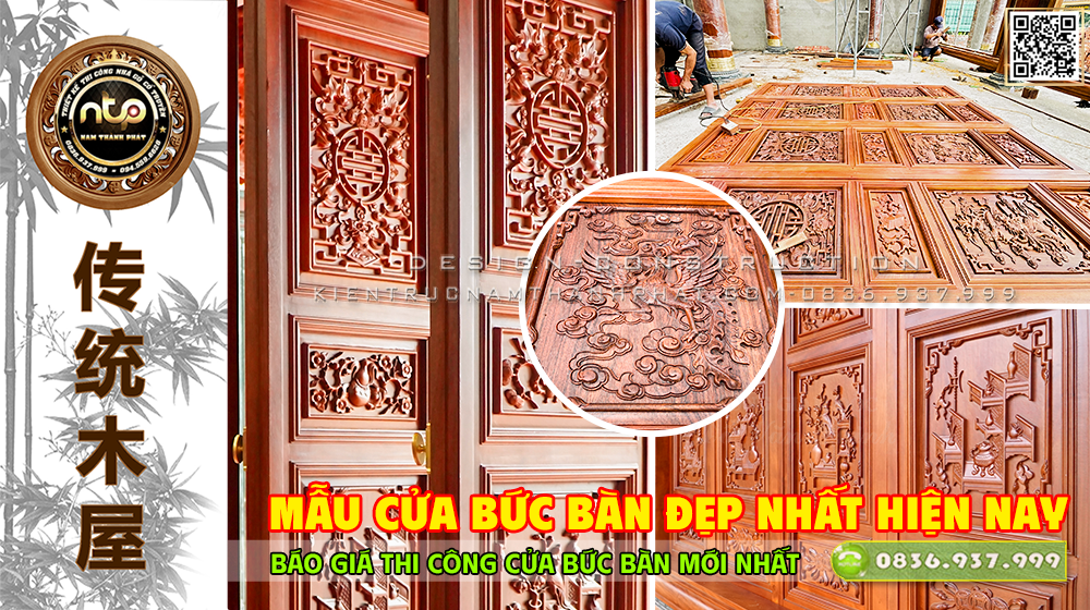 Mẫu Cửa Bức Bàn Đẹp Nhất Hiện Nay, Báo Giá Thi Công Cửa Bức Bàn Mới Nhất | Nam Thành Phát