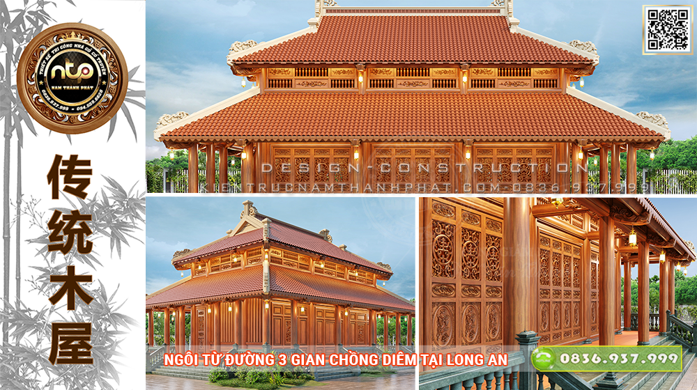 Bật Mí Lý Do Khiến Ngôi Nhà Gỗ 3 Gian Chồng Diêm Được Gia Chủ Long An “Chốt Đơn” Ngay Từ Cái Nhìn Đầu Tiên? | Nam Thành Phát 0889 889 663