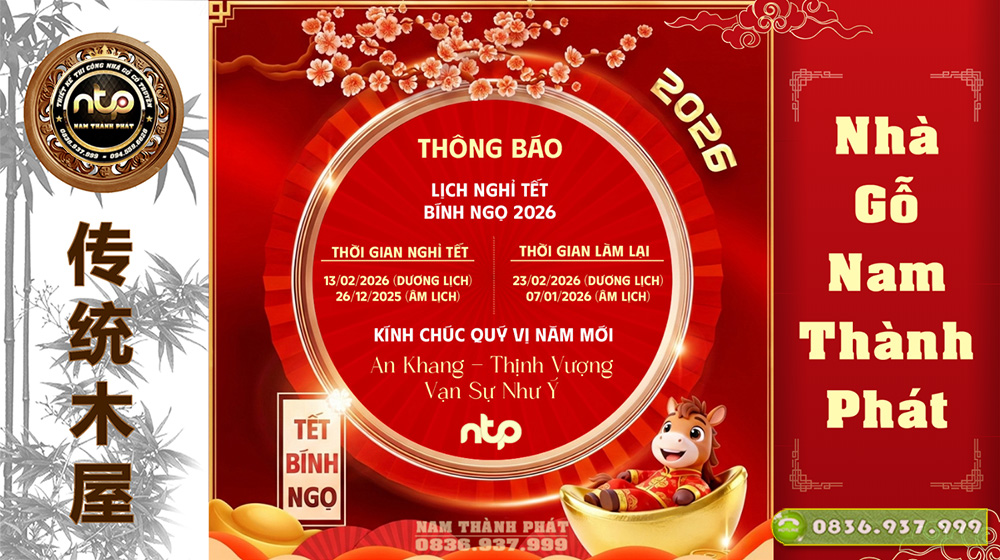 Nam Thành Phát Thông Báo Lịch Nghỉ Tết Nguyên Đán Năm Bính Ngọ 2026