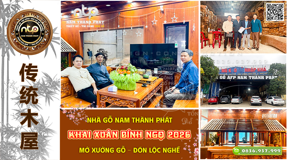 Khai Xuân Bính Ngọ 2026 Tại Nam Thành Phát | Mở Xưởng Gỗ – Đón Lộc Nghề