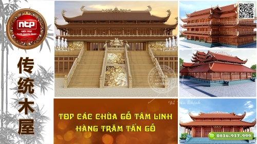 Chiêm Ngưỡng Top Các Chùa Gỗ Tâm Linh Hàng Trăm Tấn Gỗ Được Nam Thành Phát Thực Hiện