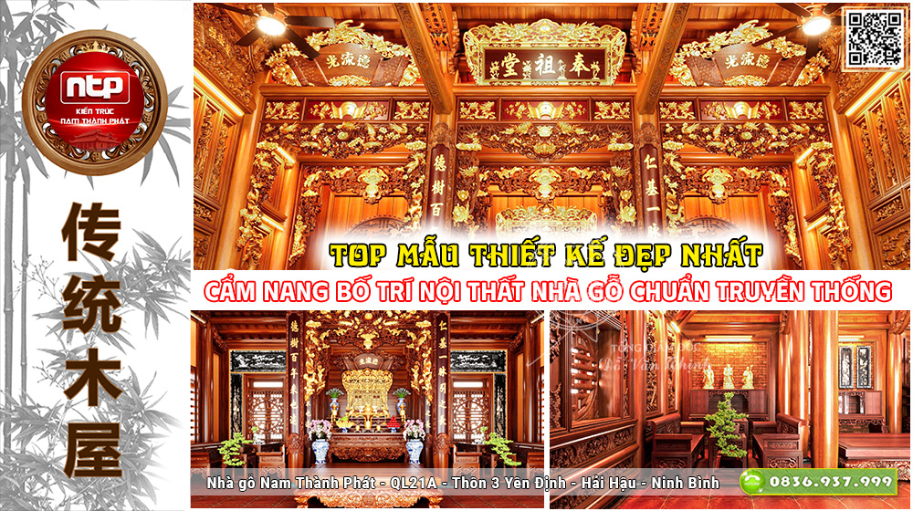 Cẩm Nang Bố Trí Nội Thất Nhà Gỗ Chuẩn Truyền Thống | Top Mẫu Thiết Kế Đẹp Nhất