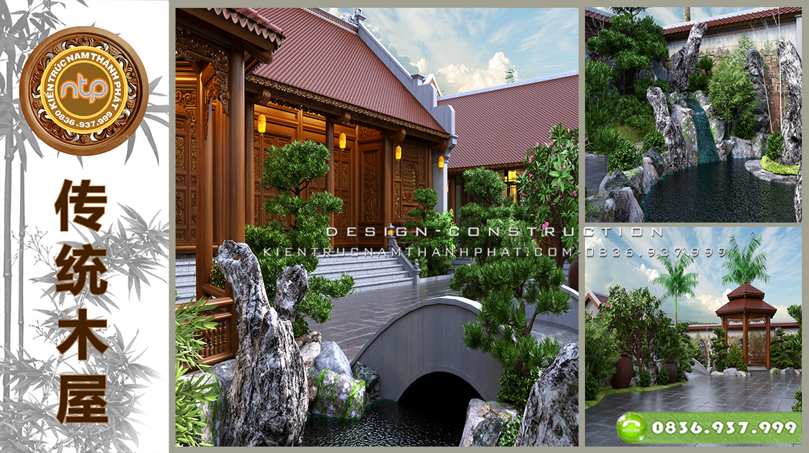 Nhà gỗ sân vườn - Xu hướng nhà gỗ đẳng cấp sang trọng | NAM THÀNH PHÁT