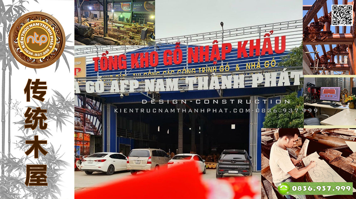 Nhà gỗ Nam Thành Phát >>> Đơn vị thiết kế thi công nhà gỗ uy tín được nhiều khách hàng tin tưởng lựa chọn
