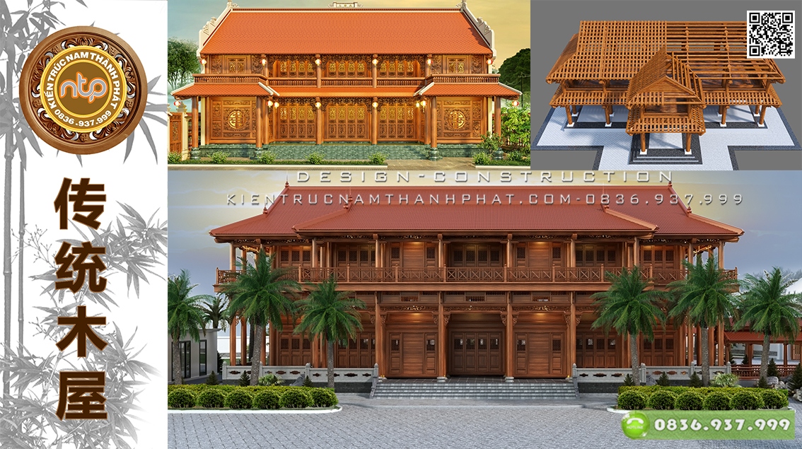 [Nam Thành Phát] TOP 5+ mẫu nhà gỗ 2 tầng siêu khủng và đẳng cấp chỉ có tại nhà gỗ Nam Thành Phát