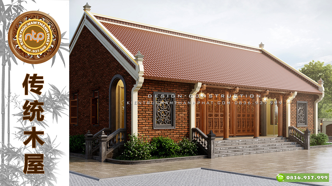 TOP 10+ mẫu thiết kế nhà gỗ 5 gian sang trọng, đẳng cấp được yêu thích nhất năm 2022| KIẾN TRÚC NAM THÀNH PHÁT