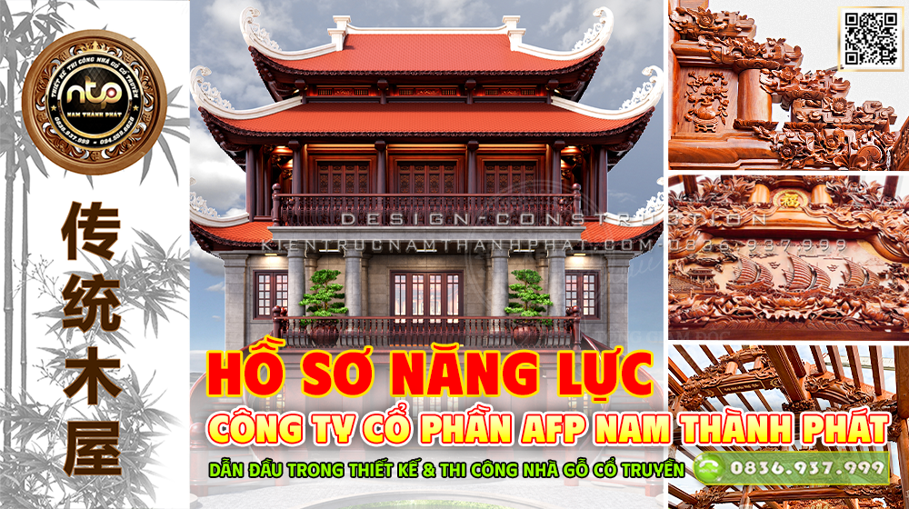Hồ Sơ Năng Lực Công Ty Cổ Phần AFP Nam Thành Phát | Dẫn Đầu Trong Thiết Kế & Thi Công Nhà Gỗ Cổ Truyền 