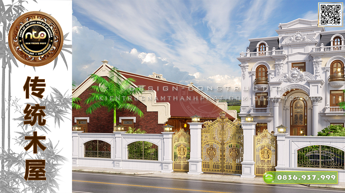 Đặc sắc với mẫu thiết kế nhà gỗ 5 gian kết hợp biệt thự sang trọng đẳng cấp >>>Mẫu quần thể nhà gỗ sân vườn đẹp | Kiến Trúc Nam Thành Phát