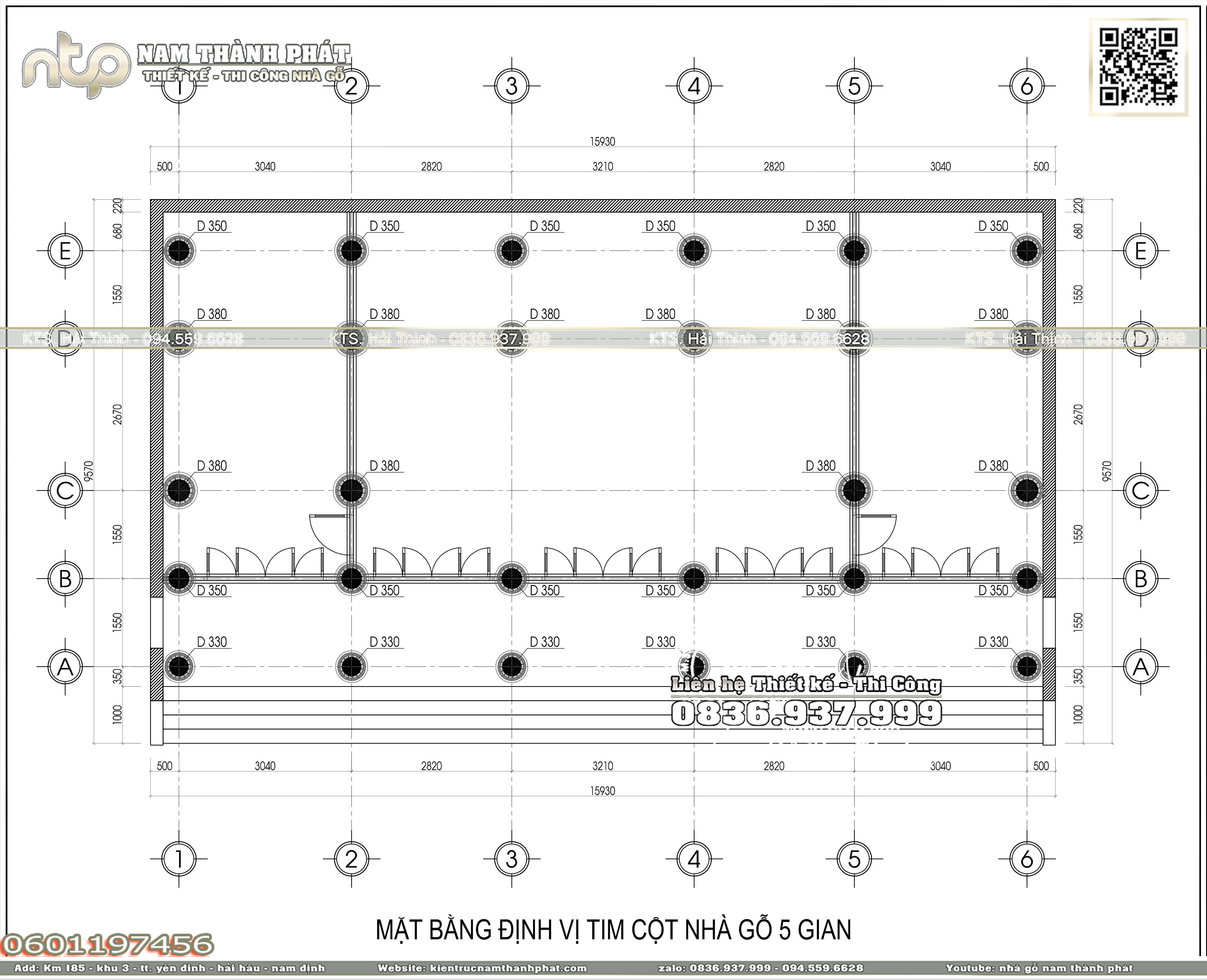 Mẫu thiết kế nhà gỗ 5 gian thông hiên cùng chòi nghỉ hồ cá Koi - Không gian nghỉ dưỡng tuyệt vời | Nhà gỗ Nam Thành Phát