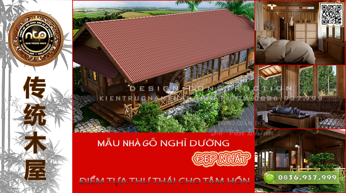 Mê Mẩn Ngắm Nhìn Mẫu Nhà Gỗ Homestay Đẹp – Điểm Tựa Nghỉ Dưỡng Cho Tâm Hồn Bình Yên | Nam Thành Phát