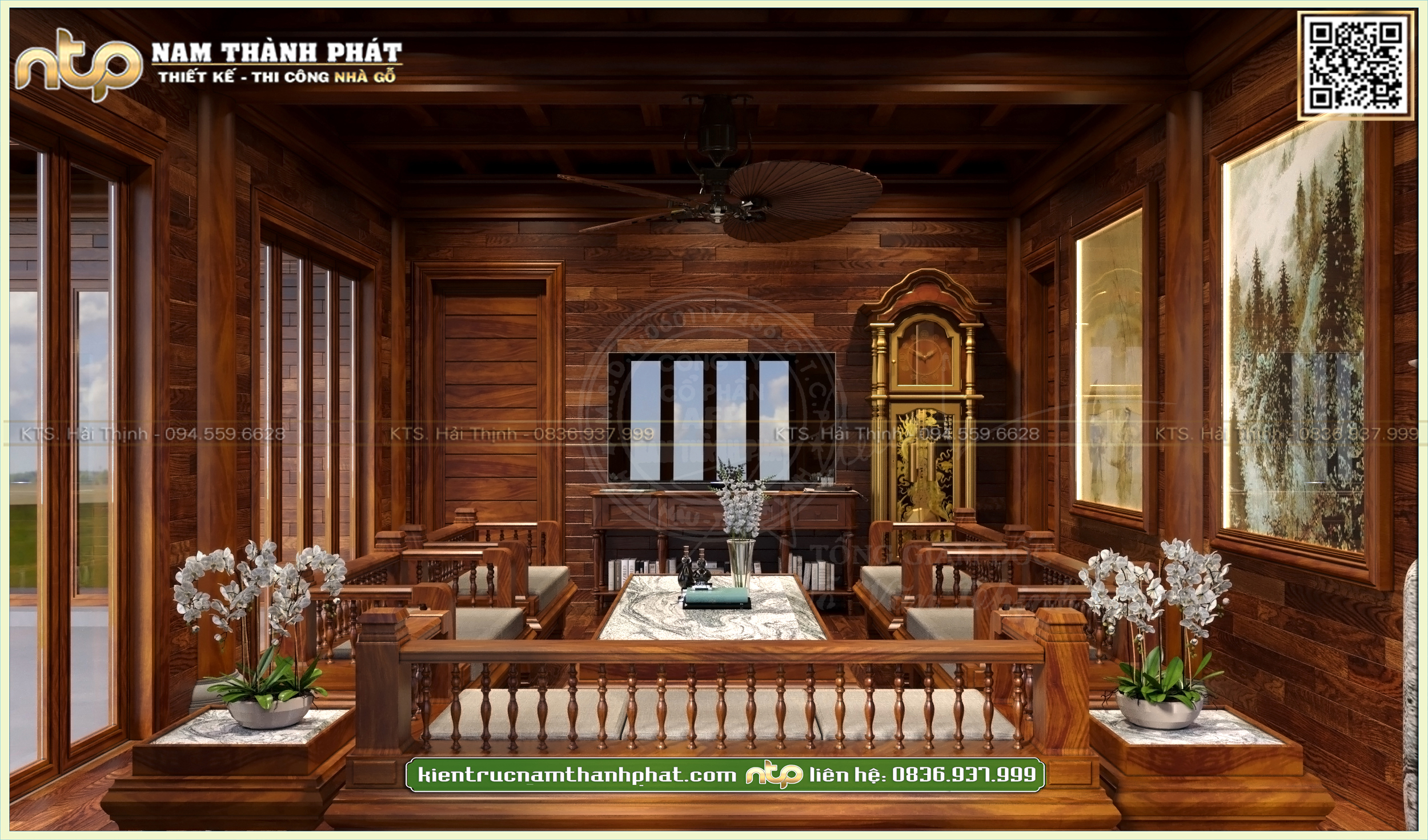 Nội thất phòng khách đơn giản nhưng sang trọng tại Đaklak