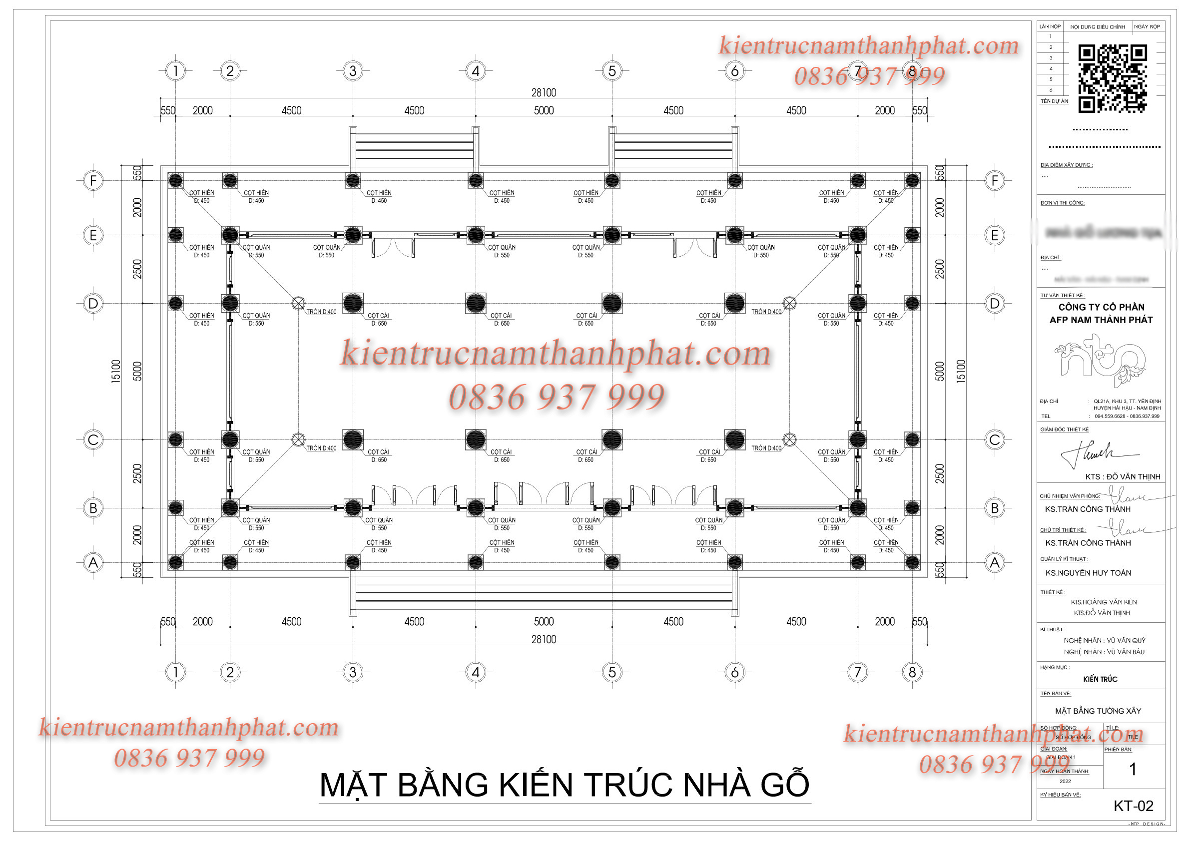 Nhà gỗ 5 gian 2 chái