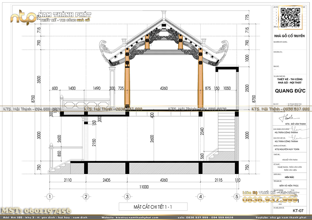 Kiến trúc nhà gỗ trên tầng 2