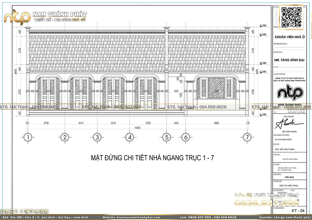 Nhà gỗ 3 gian 2 dĩ kết hợp nhà ngang