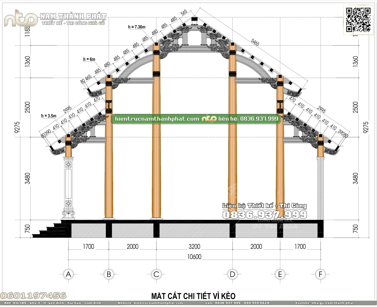 10+ MẪU BẢN VẼ NHÀ GỖ 3 GIAN ĐẸP ẤN TƯỢNG, TRUYỀN THỐNG